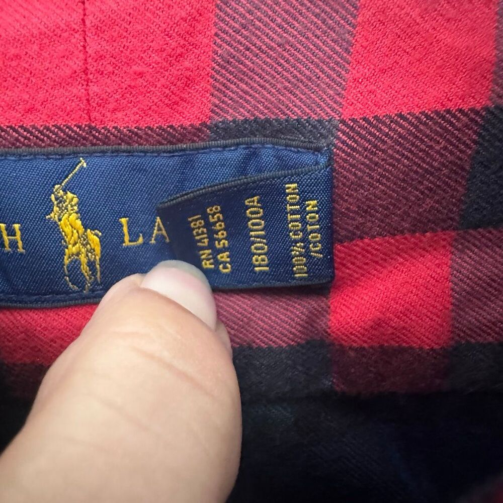 Polo Ralph Lauren Plaid Patchwork Button Down Fla… - image 4